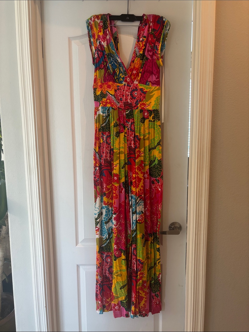 Trashy Diva Multi-Color Floral Wide Leg Jumpsuit - Pink, Yellow, Blue, Green